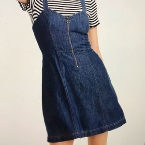 Abercrombie & Fitch Denim Zip Dress
